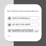 Sticker Mobil - Branding Mobil Terpercaya